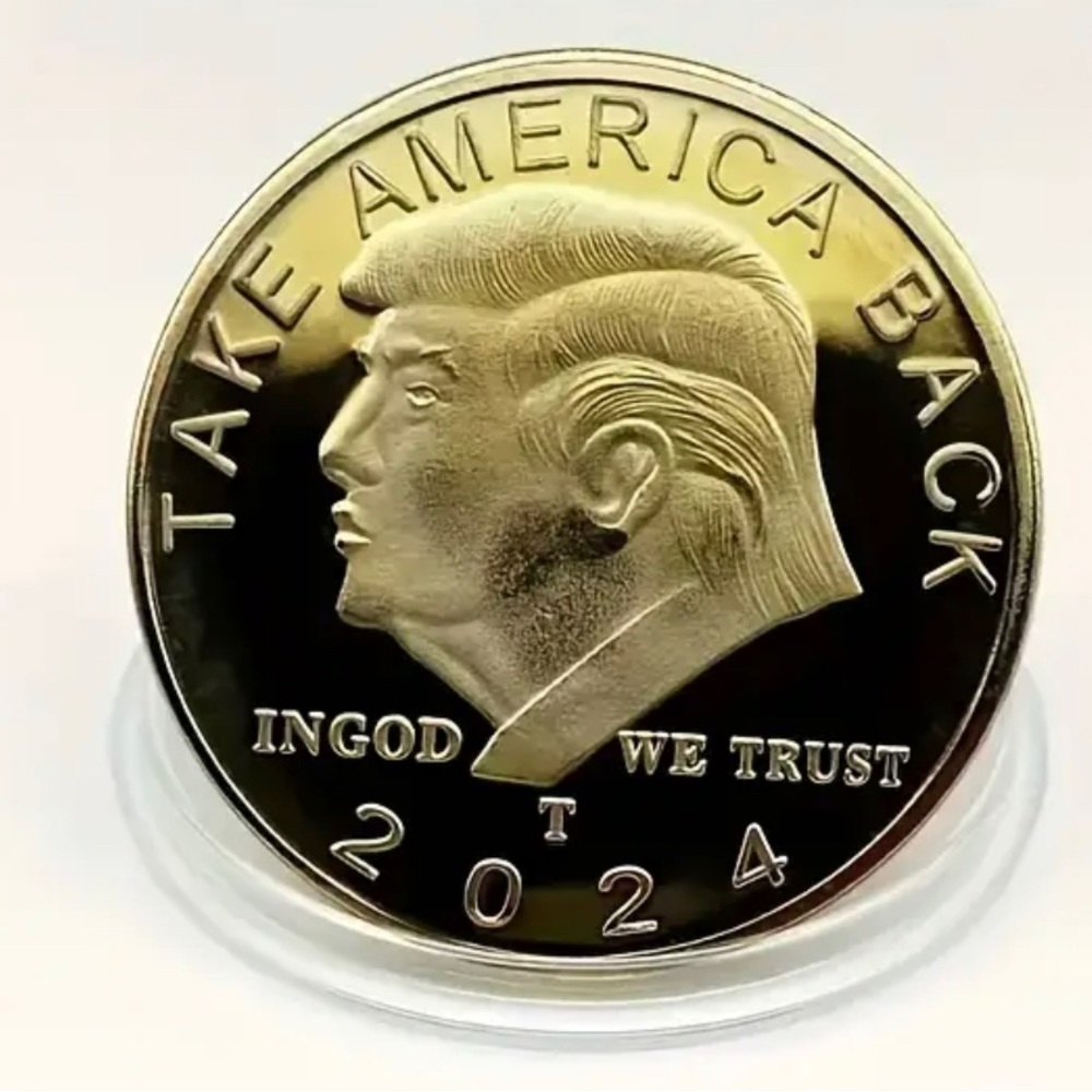 PRESIDENT ELECT DONALD TRUMP  commemorative coin - Picture 2 of 4